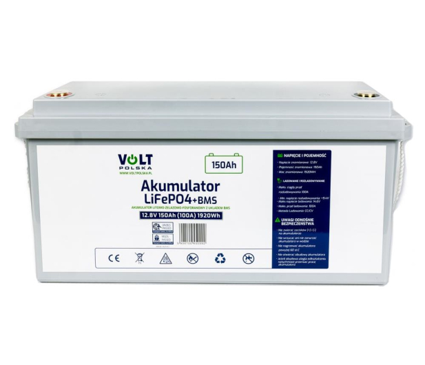 VOLT Akumulator LiFePO4 12.8V 100Ah (150A) BMS - 1116389 - zdjęcie 2